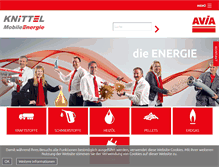 Tablet Screenshot of knittel.de